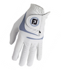 FootJoy WeatherSof Golf Glove White-Blue/Right Handed Golfer