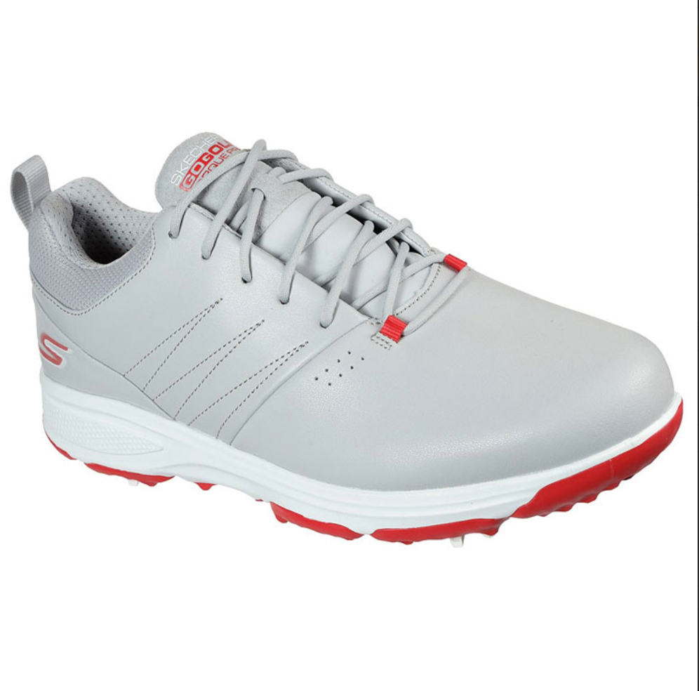 Skechers Go Golf Torque Pro Golf Shoes Grey/Red
