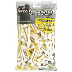 Pride Golf Tee Pro Tees Wooden (Large Bag) 2 3/4" Yellow